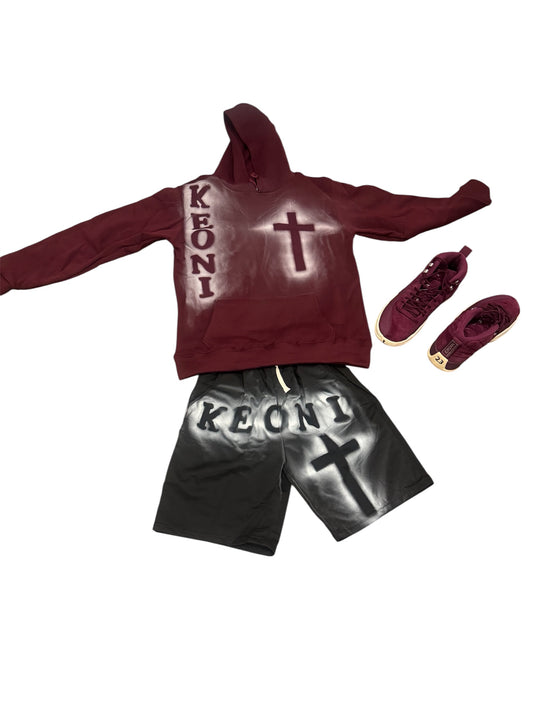Keoni Velvet Hoodie Set