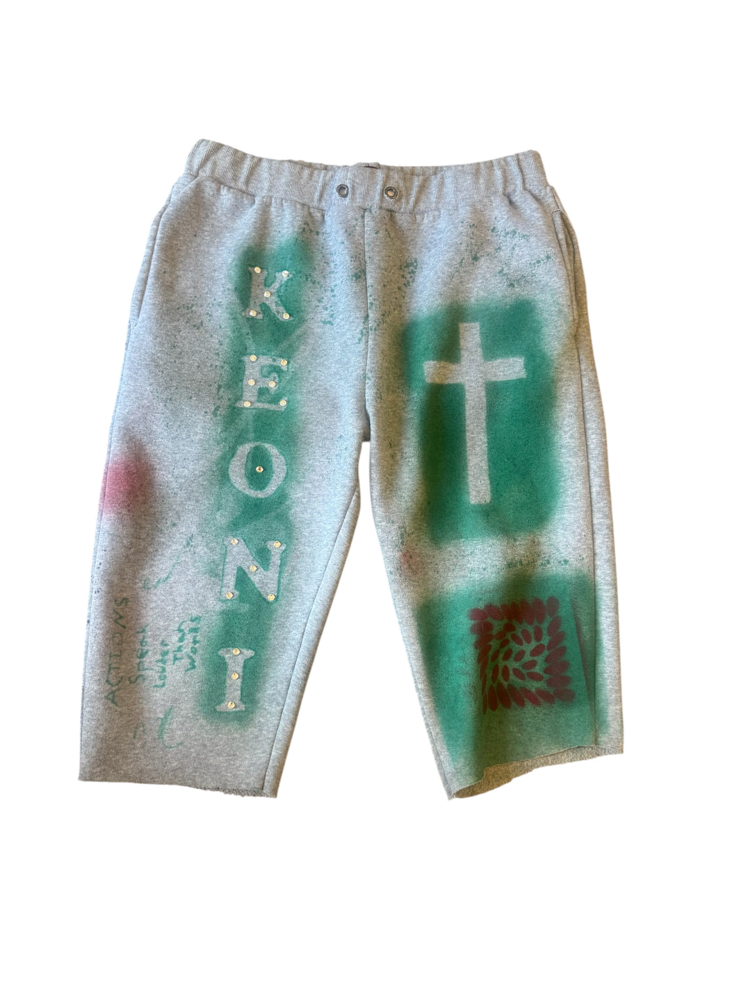 Keoni Spirit Cuts Jogger Shorts