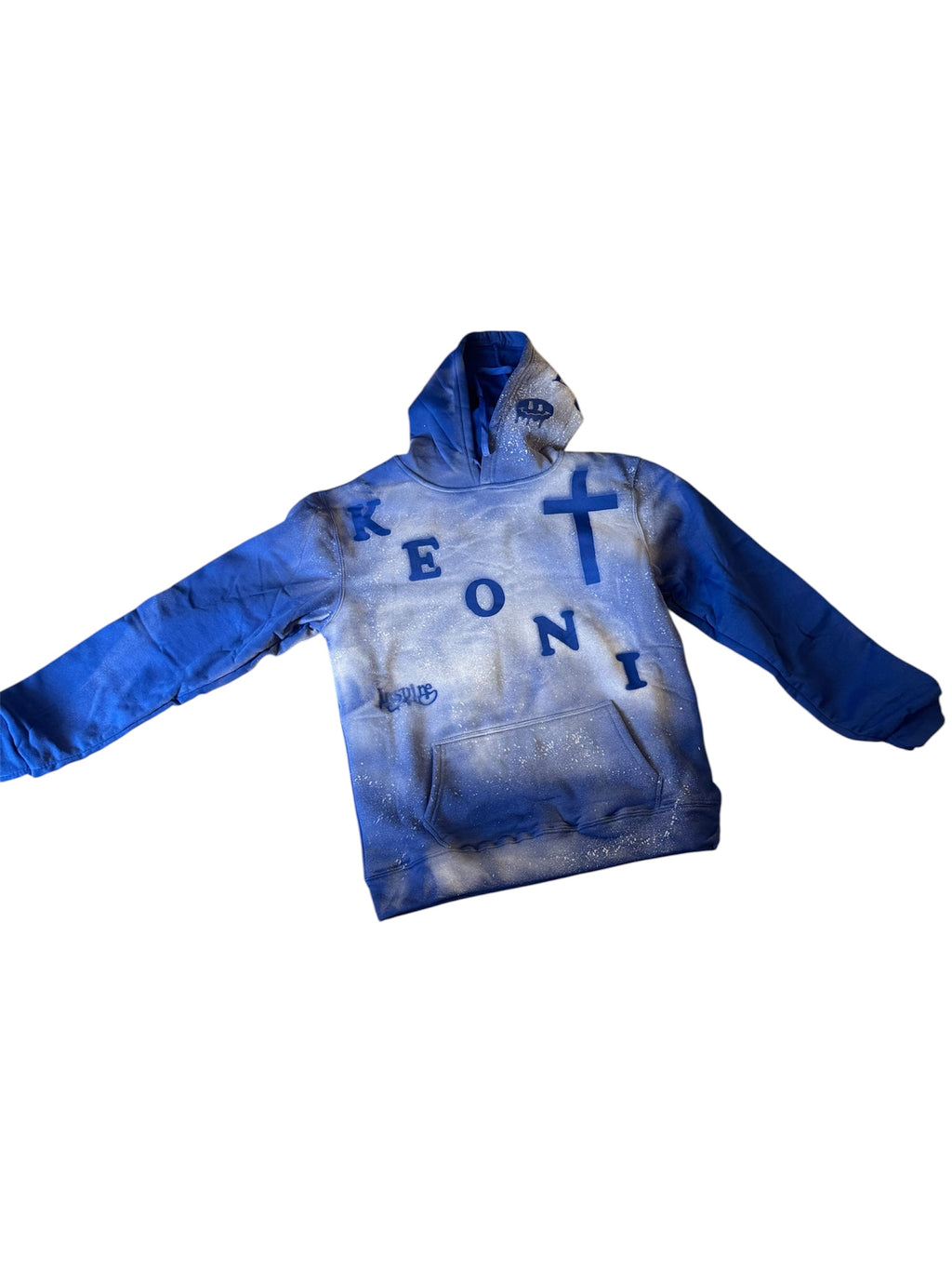 Keoni Biblical Prosperity Blue Hoodie Set